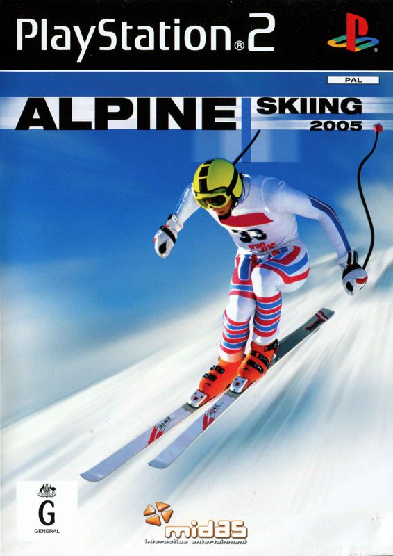 Alpine Skiing 2005 box art for Playstation 2